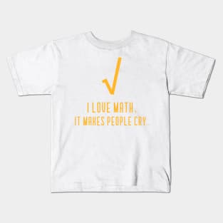 I love math Kids T-Shirt